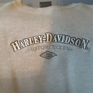 Harley-Davidson grey sweatshirt